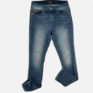 Womens cropped legging Express Jean size 4 Stretch